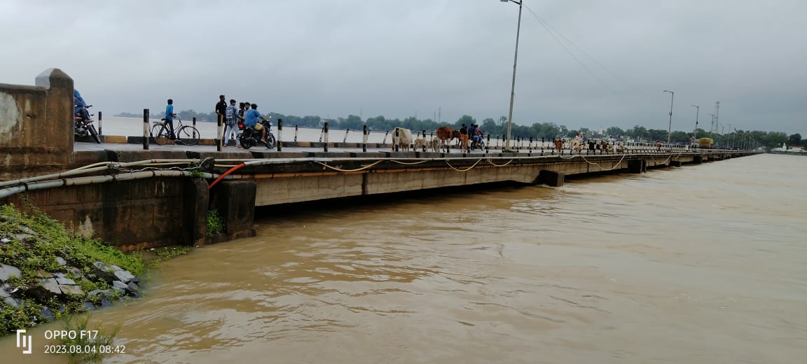 शिवरीनारायण : महानदी का जलस्तर बढ़ रहा…देखें तस्वीरे…जाने जलस्तर का हाल…। चमन बहार